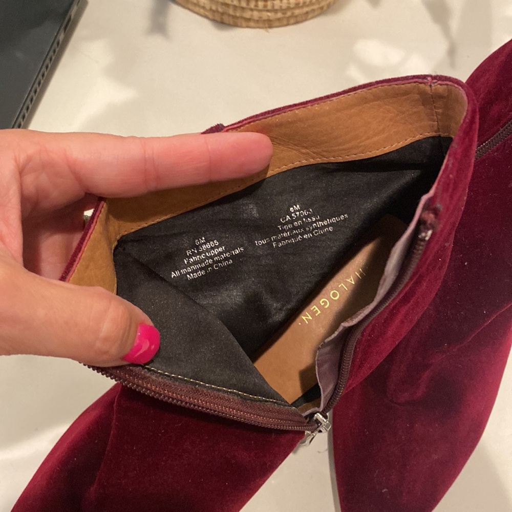 Halogen velvet booties - Picture 5 of 5